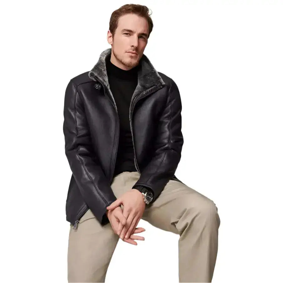Men’s Lance Shearling Sheepskin Jacket