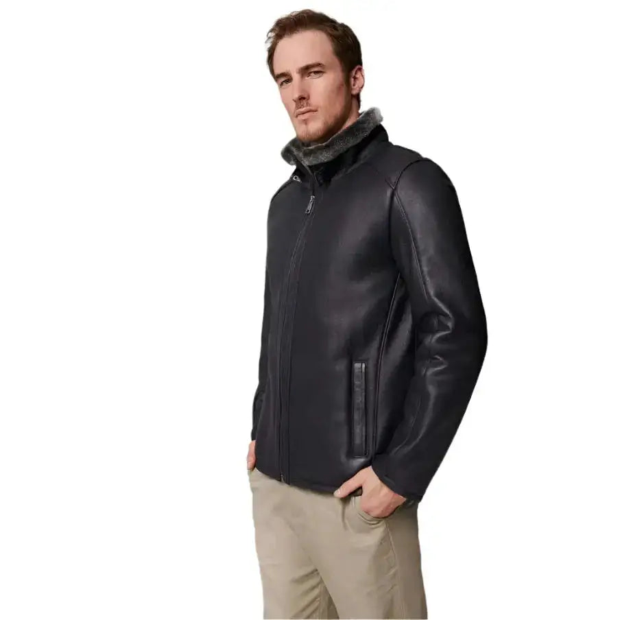 Men’s Lance Shearling Sheepskin Jacket