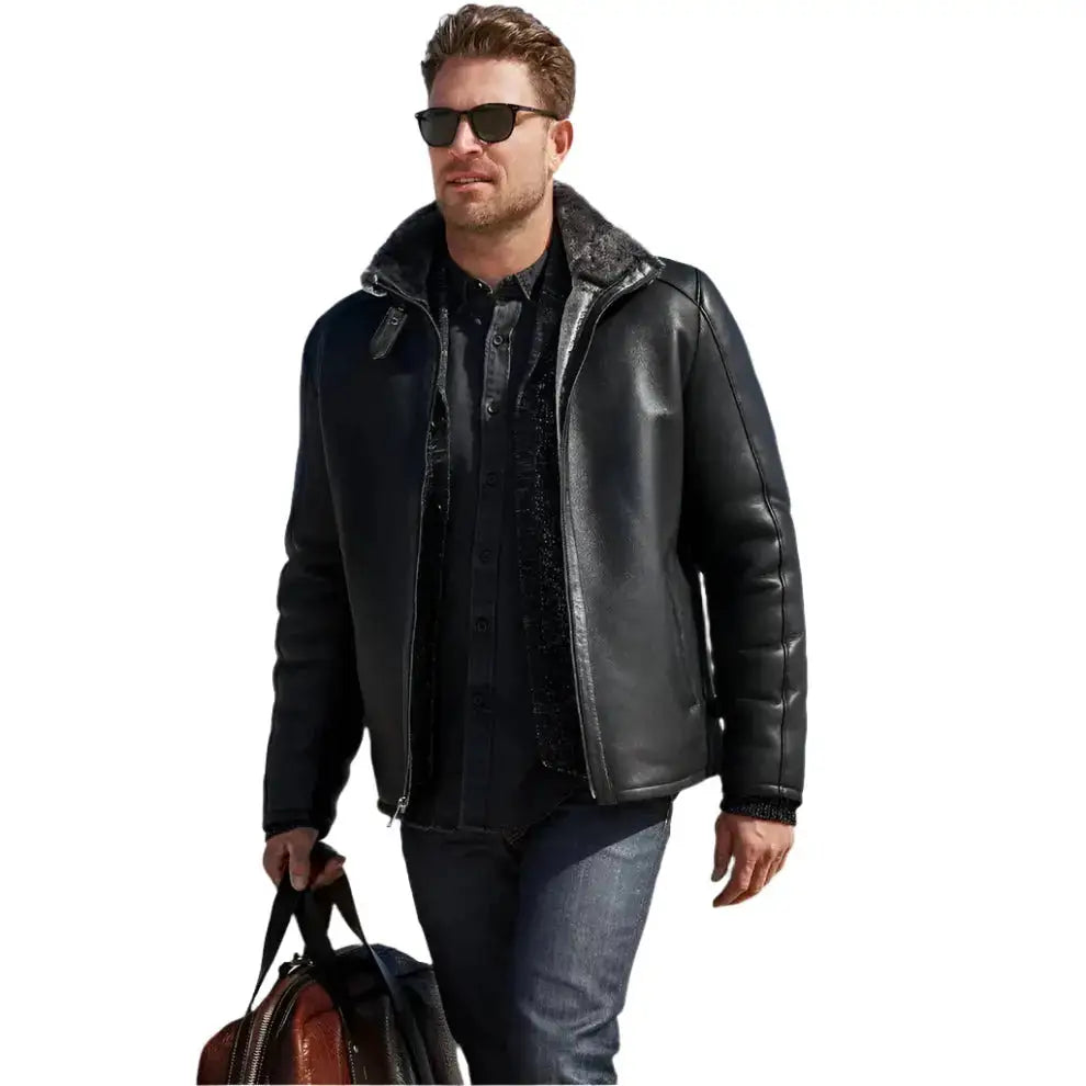 Men’s Lance Shearling Sheepskin Jacket