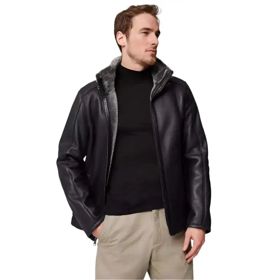 Men’s Lance Shearling Sheepskin Jacket