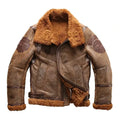 Mens B3 Sheepskin Shearling Bomber Jacket