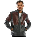 Mens Lamb Leather Winter Biker Jacket