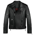 Mens Vintage Biker Leather Jacket